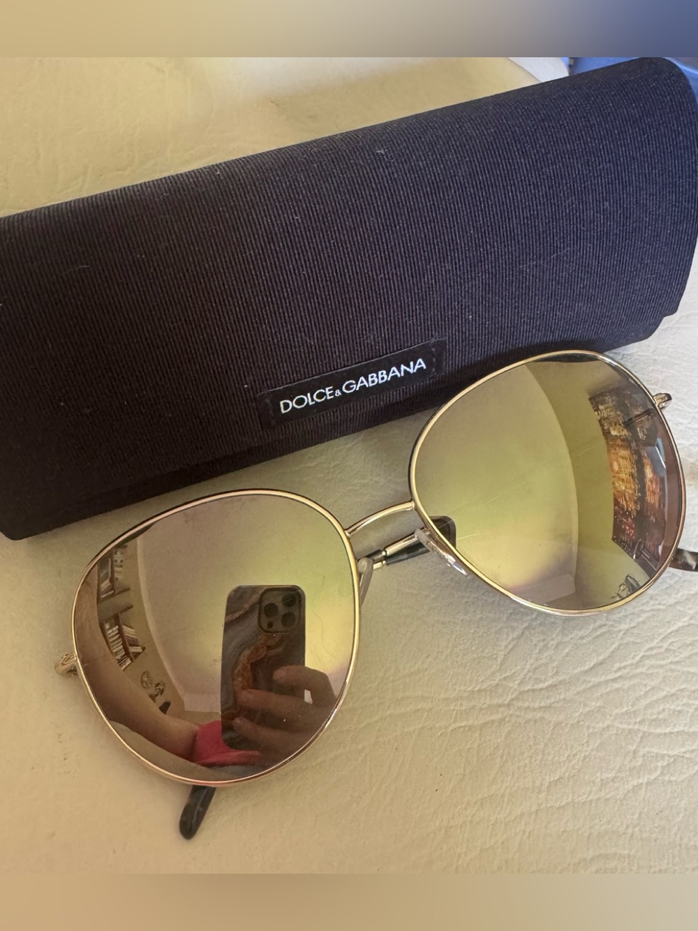 Dolce & Gabbana DG 2194 Mirrored Sunglasses - Picture 3 of 11